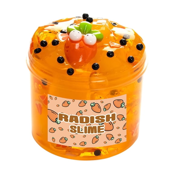 Pyaiiner 2.8oz Fruit Crystal Slime Color Clay DIY Pull Noodle Mud Creative Handmade Sensory Art Craft Kit for Stress Relief Party Fun