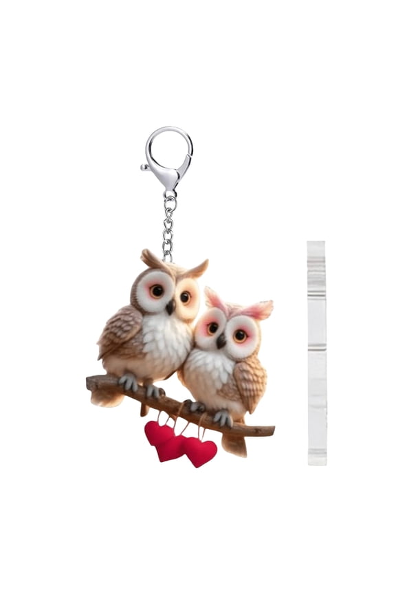 Adorable Owl Pendants for Bags Keychains Car Christmas Tree Christmas Stocking Ideal Hanging Decorations Birthday Christmas Gift