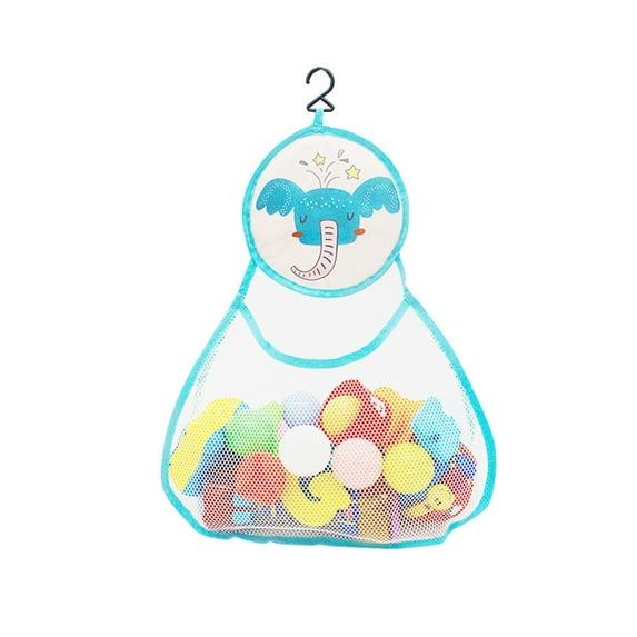 Pyaiiner Baby Bathtub Toy Mesh Storage Bag Organizer Bathroom Organiser Hanging Bag Home Storage Containers Keep Toys Dry Large Capacity Space Saver