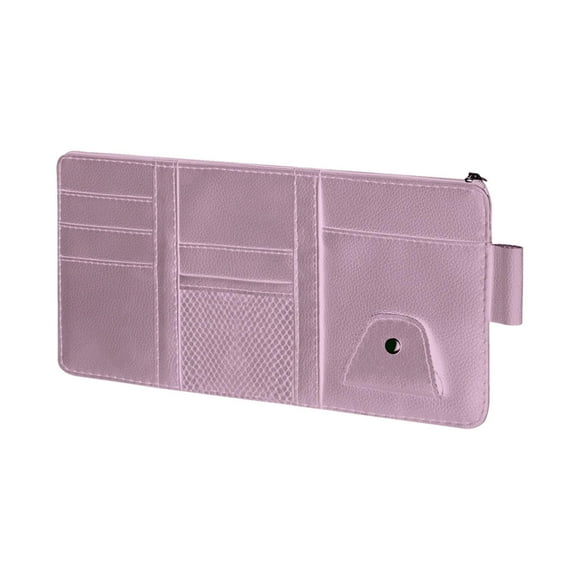 Pyaiiner Car Visor Organizer Multifunctional Card Case Car Carrying Glasses Holder Card Bill Driver'S License Organizer Suitable For Car Document Storage