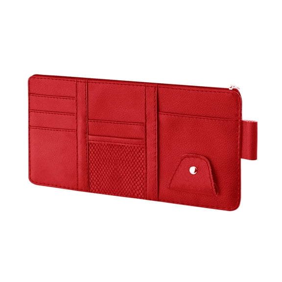 Pyaiiner Car Visor Organizer Multifunctional Card Case Car Carrying Glasses Holder Card Bill Driver'S License Organizer Suitable For Car Document Storage