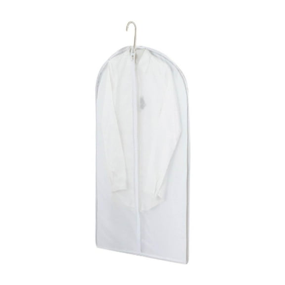 Pyaiiner Clothes Dust Bag Clear Garment Bag For Hanging Clothes Full Zipper Suit Bag Garment Cover For Wardrobe And Clothes Storage