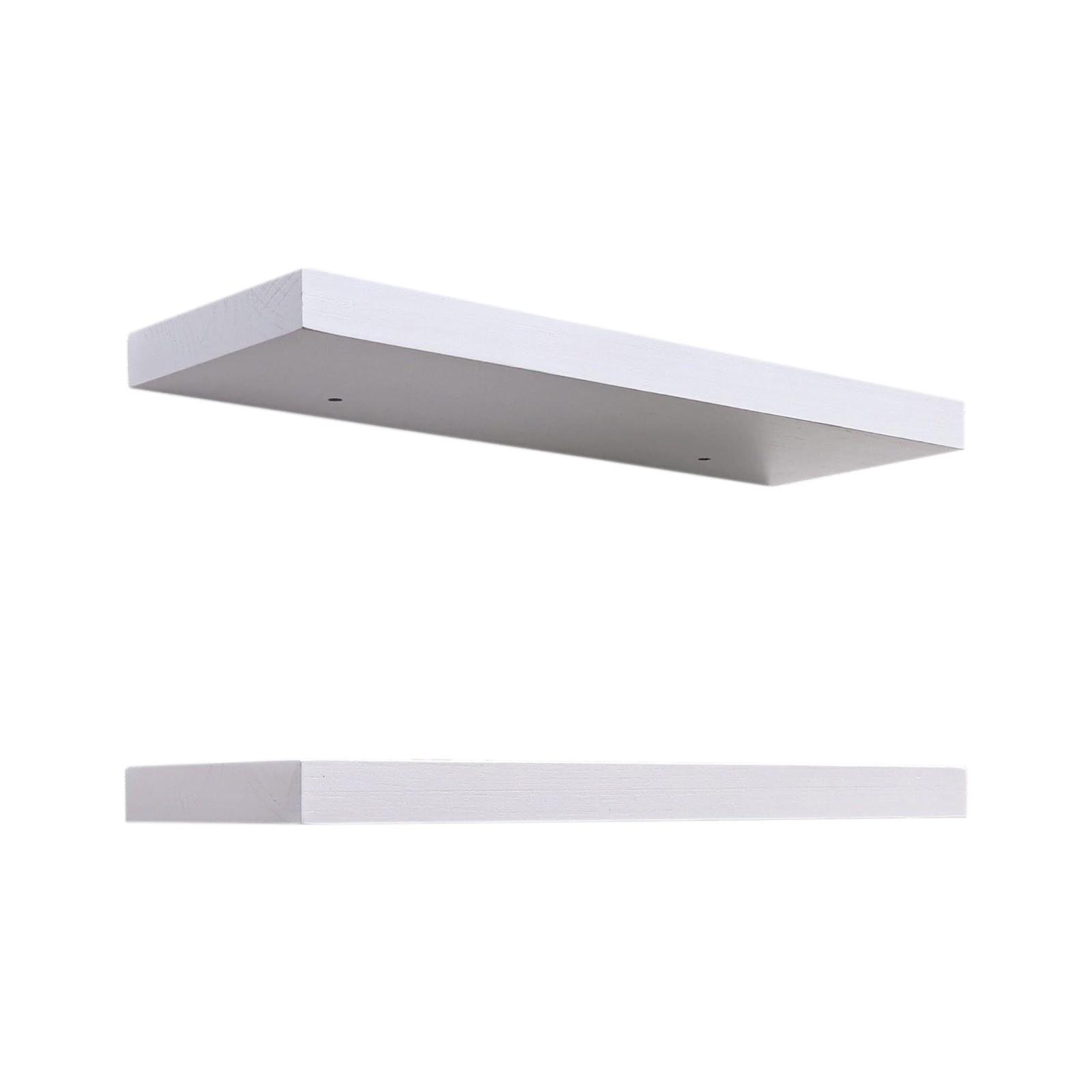 Pyaiiner Floating Shelf 2 Piece Modern Solid Wood Wall Shelf 5.9Inch