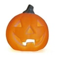 thumbnail image 1 of Pyaiiner Halloween Blow Mold Pumpkin Light Orange Plastic Jack O Lantern Decor for Indoor Outdoor Party Decorations, 1 of 4