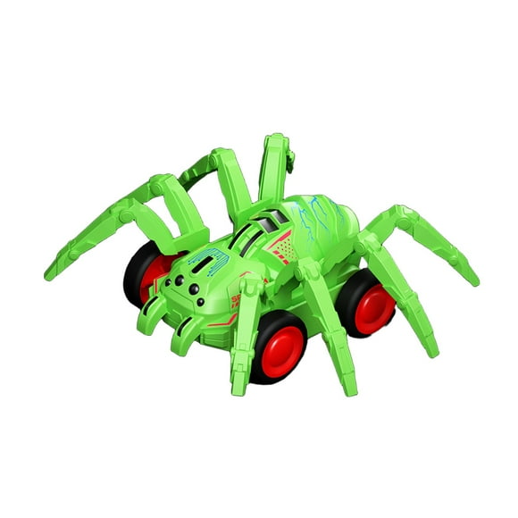Pyaiiner Halloween Mechanical Spider Animal Toy Car Realistic Inertia Powered Crawling and Climbing Action Vehicle