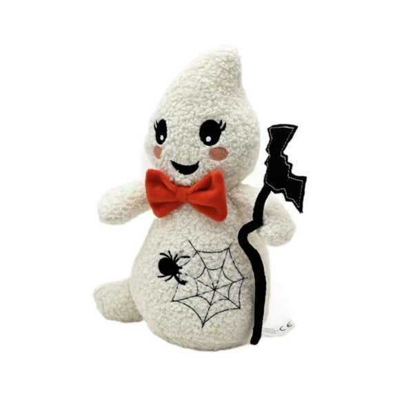 Pyaiiner Halloween Plush Ghost Toy Doll 10Inch Fluffy Soft Adorable Collectible Toy Decorative Throw Pillow Birthday Christmas Gift