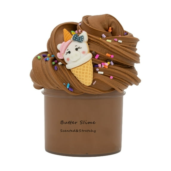 Pyaiiner Jelly Slime 4 Colors Choices with Various Add-ins Soft Stretchy Non-Sticky Butters Clays Sensory Toys DIY Noodles Stress Relief Toy Party Favors Christmas Gift