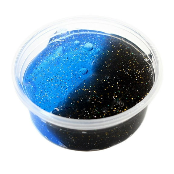 Pyaiiner Jelly Slime Kit 5 Colors Choices Dual Color Clays Sensory Toys Soft Stretchy Non-Sticky DIY Craft Stress Relief Toy Party Favors Christmas Gift