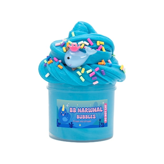 Pyaiiner Jelly Slime Kit with Various Add-ins Cloud Butters Clays Sensory Toys Soft Stretchy Non-Sticky DIY Craft Stress Relief Toy Party Favors Christmas Gift