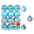 thumbnail image 1 of Pyaiiner Pack Of 24 Christmas Tree Decorations Christmas Balls Hanging Decorations Christmas Plastic Balls Electroplated Decorations Christmas Decorations Size 3Cm, 1 of 5