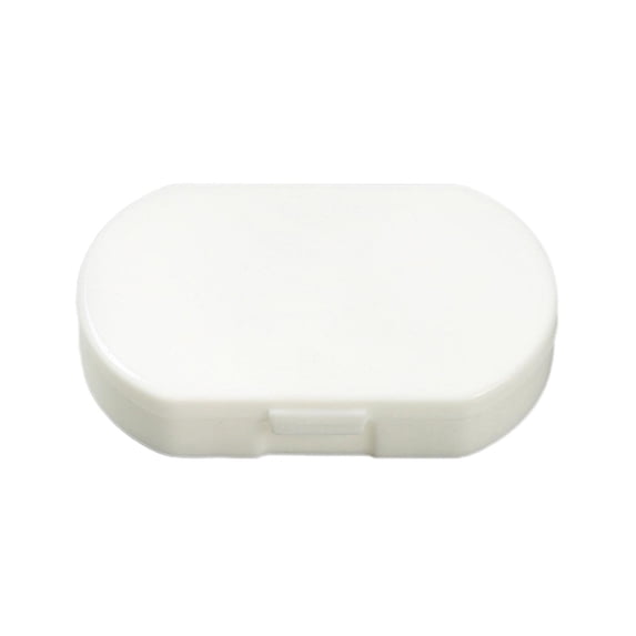 Pyaiiner Vitamin Organizer Compact And Portable 3-Compartment Vitamin Box Morning Lunch And Night Vitamin Organizer Transparent