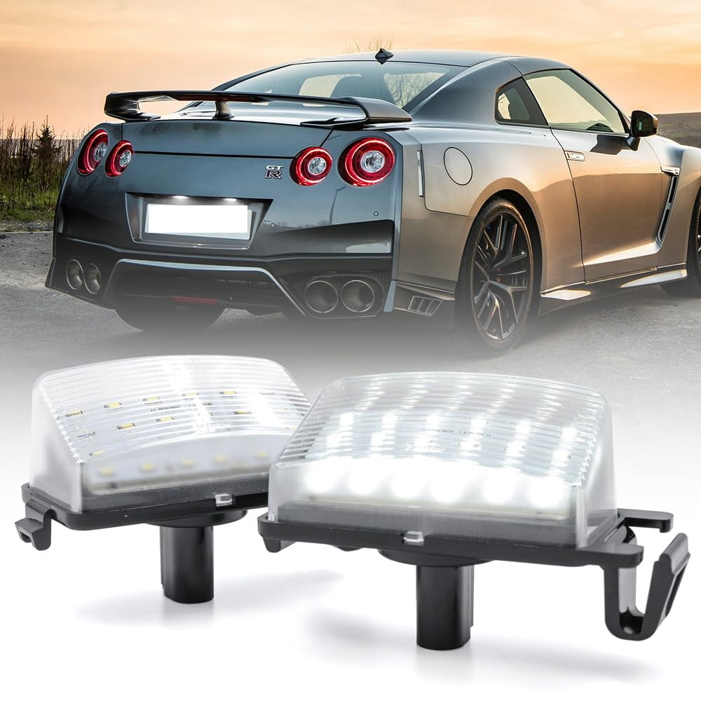 Pyerome LED License Plate SE33 Light Lamp Assembly Replacement