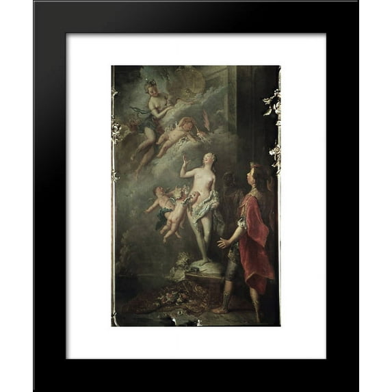 Pygmalion und Galatea 20x24 Framed Art Print by Pesne, Antoine