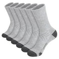 thumbnail image 1 of Pyhlmscde Athletic Compression Socks for Men Running 5 Pairs Cushioned Elite Basketball Crew Ankle Quarter Training Socks, 1 of 5