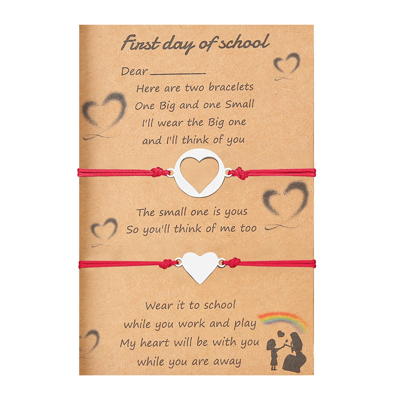 First Day Of 6th Grade Bracelet Ungent Them Back To School Madre