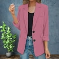 thumbnail image 1 of Pyhlmscde Business Casual 2026 Blazers for Women Long Sleeve Lapel Open Front Blazer Dress for Women with Pockets, 1 of 6