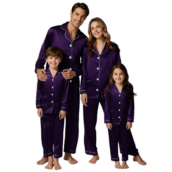 Pyhlmscde Family Clothes Long Sleeve Pajamas Sets, Womens Pajamas Set, Fall Pajamas Women, Matching Pajamas for Family