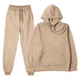 thumbnail image 1 of Pyhlmscde Ladies' Solid Color Casual Sweatsuit, Womens 2 Piece Outfits, Sweatsuits for Women, Women Fall Clothes, 1 of 4