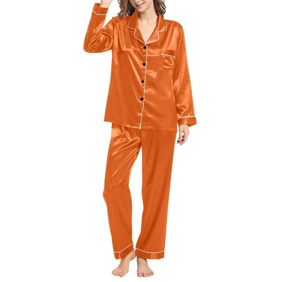 Pyhlmscde Pajamas Women's Long Sleeve Sleepwear Soft Button Down Loungewear Pjs Lounge Set Nightwear, Gap Pajamas For Women, Soft Button Up Pajamas For Women, Long Sleeve Pajamas For Women