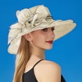 thumbnail image 1 of Pyhlmscde Reversible Floral Sun Hats for Women UV Protection UPF Packable Wide Brim with Chin Strap, 1 of 6