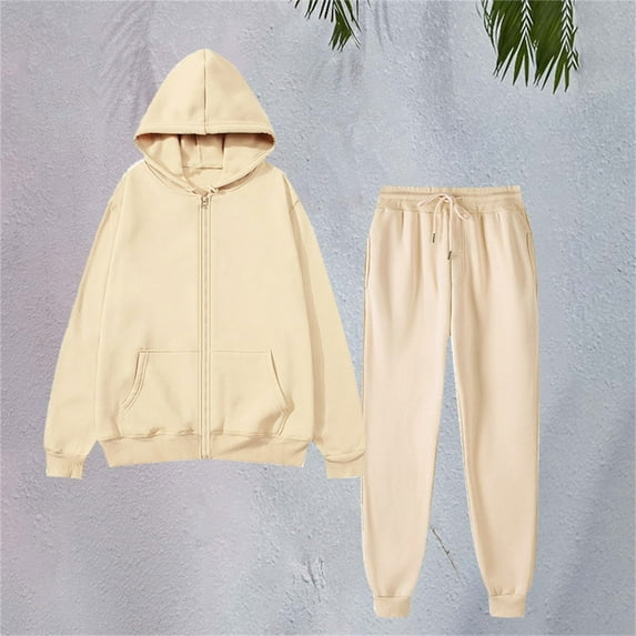 Pyhlmscde Velour Tracksuit Womens, Sweat Set, 2 Piece Lounge Set Women