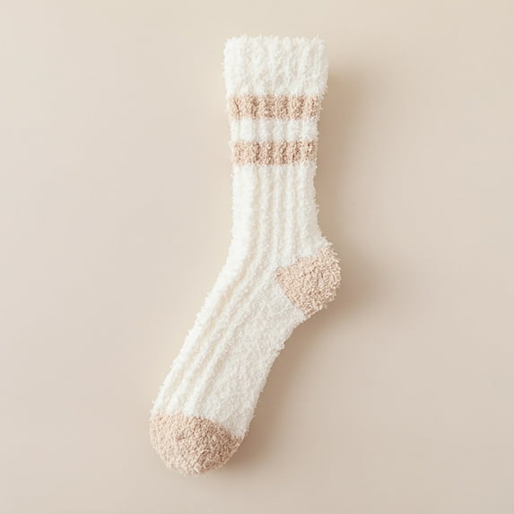 Pyhlmscde Warm Soft Winter Comfort Thickened Warm Sleeping Socks for Women, Fuzzy Socks for Women, Soft Socks, Fuzzy Leg Warmers
