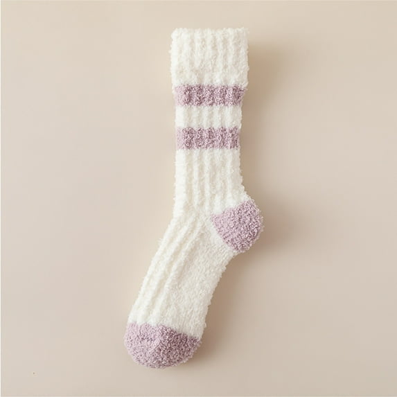 Pyhlmscde Warm Soft Winter Comfort Thickened Warm Sleeping Socks for Women, Fuzzy Socks for Women, Soft Socks, Fuzzy Leg Warmers