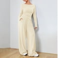 thumbnail image 1 of Pyhlmscde Women's 2 Piece Sets Long Sleeve Two Piece Set, Women Fall Clothes, 2 Piece Sets for Women, Lounge Sets for Women, 1 of 6