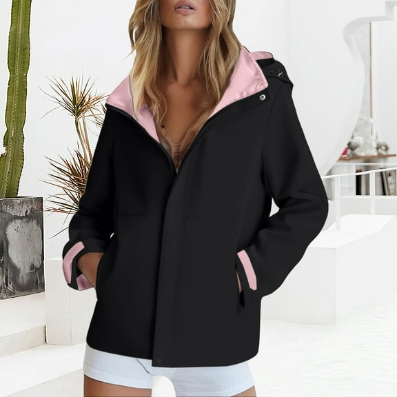 Pyhlmscde Women's Breathable Softshell Windproof Rain Jacket, Womens Tops, Knit Cardigan, Winter Coats for Women