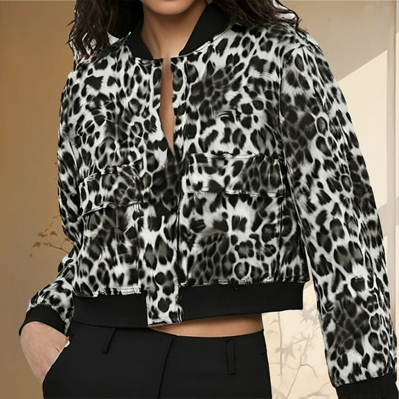 Pyhlmscde Women's Button Down Long Sleeve Cropped Denim Jacket, Womens Tops, Fall Clothes for Women, Cardigan Sweaters for Women