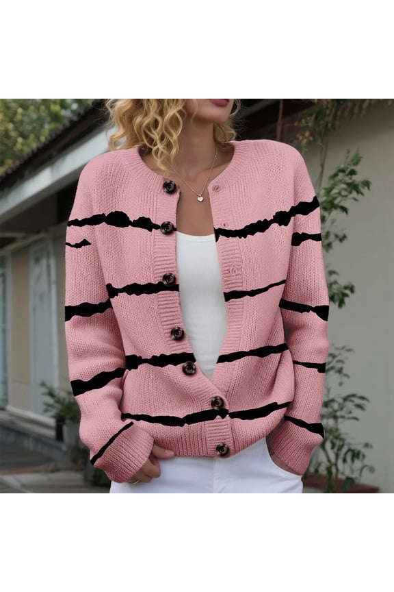 Women's Button Down Long Sleeve Sweaters Coat, Womens Tops, Cardigan Sweaters for Women, Jackets for Women