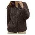 thumbnail image 1 of Pyhlmscde Women's Collar Lined Cardigan Baggy Jacket, Fleece Jacket Women, Cardigan Sweaters for Women, Fall Coats, 1 of 3