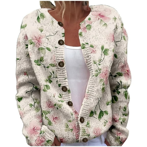 Pyhlmscde Women's Fall Cute Open Front Knit Cardigan Sweater, Cardigan Sweaters for Women, Fall Clothes, Womens Cardigan Sweaters