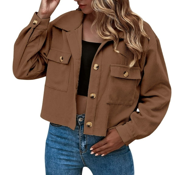 Pyhlmscde Women's Fashion Cropped Jackets Tops, Cardigan Sweaters for Women, Womens Tops, Crop Tops for Women