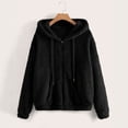 thumbnail image 1 of Pyhlmscde Women's Fashion Hooded Sweater Blouse Coat Sweatshirt, Jackets for Women, Fall Outfits for Women 2025, Sweatshirt for Women, 1 of 4