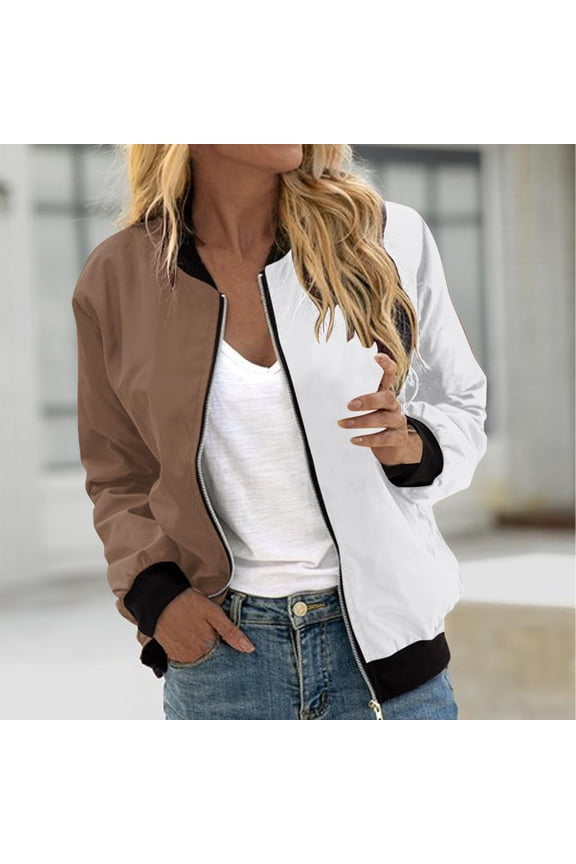 Women's Fashion Leisure Thin Pocket Jacket, Womens Tops, Fall Clothes for Women, Chunky Knit Cardigan