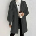 thumbnail image 1 of Pyhlmscde Women's Fleece Oversized Trendy Long Casual Fuzzy Warm Coat, Womens Coats, Winter Clothing for Women, Women Fall Clothes, 1 of 5