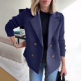 thumbnail image 1 of Pyhlmscde Women's Lapel Knitted Patchwork Sleeve Casual Coat, Cardigan Sweaters for Women, Womens Tops, Fall Clothes, 1 of 5