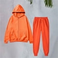 thumbnail image 1 of Pyhlmscde Women's Leisure Fleece Plush Two Piece Suits, Lounge Sets for Women, Women Sweatsuit, Women Fall Clothes, 1 of 4
