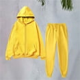 thumbnail image 1 of Pyhlmscde Women's Leisure Winter Fleece Plush Suits, 2 Piece Sets for Women, Long Sleeve Shirts for Women, Fall Outfits for Women, 1 of 4