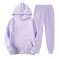 thumbnail image 1 of Pyhlmscde Women's Leisure Winter Plush Sweatshirt Suits, Fall Clothes for Women, Sweatshirt for Women, Fall Outfits for Women, 1 of 4