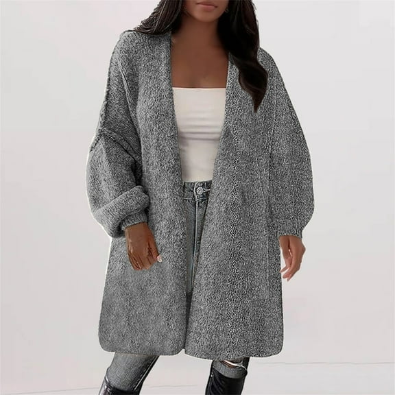 Pyhlmscde Women's Trendy Fall Long Cardigan Knit Sweater Coats, Fall Outfits for Women, Sweaters for Women, Cardigan Sweaters for Women