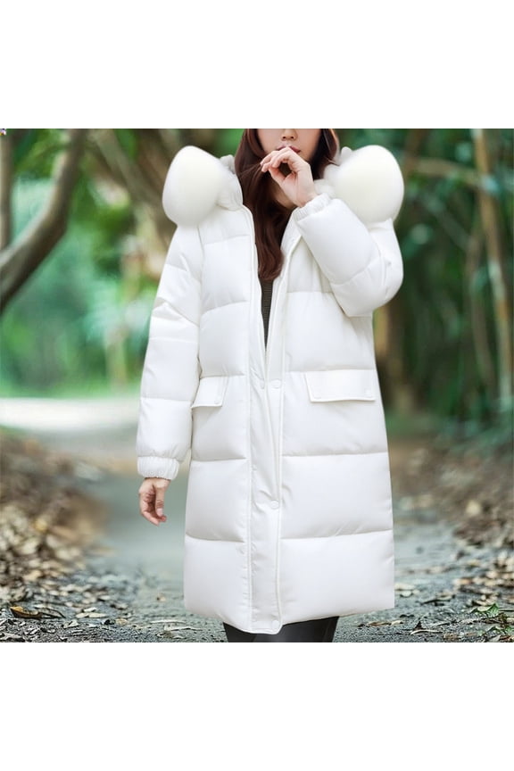 Women's Long Padded Puffer Jacket, Winter Coats for Women, Puffer Jacket Womens, Winter Clothing for Women