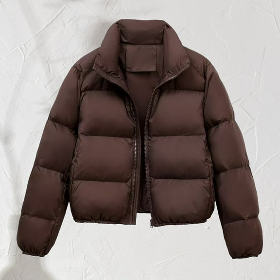 Pyhlmscde Women's Loose Thickened Clothing Small Puffer Jacket, Winter Clothing for Women, Puffer Jacket Womens, Winter Coats for Women
