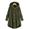 thumbnail image 1 of Pyhlmscde Women Plus Size Fuzzy Fleece Coat, Fall Coats, Fuzzy Jackets for Women, Women Fall Clothes, 1 of 6