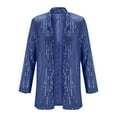 thumbnail image 1 of Pyhlmscde Women's Sequins Casual Long Sleeve Lapel Outerwear Jacket, Velvet Blazer Women, Sequin Blazer for Women, Jackets for Women, 1 of 5