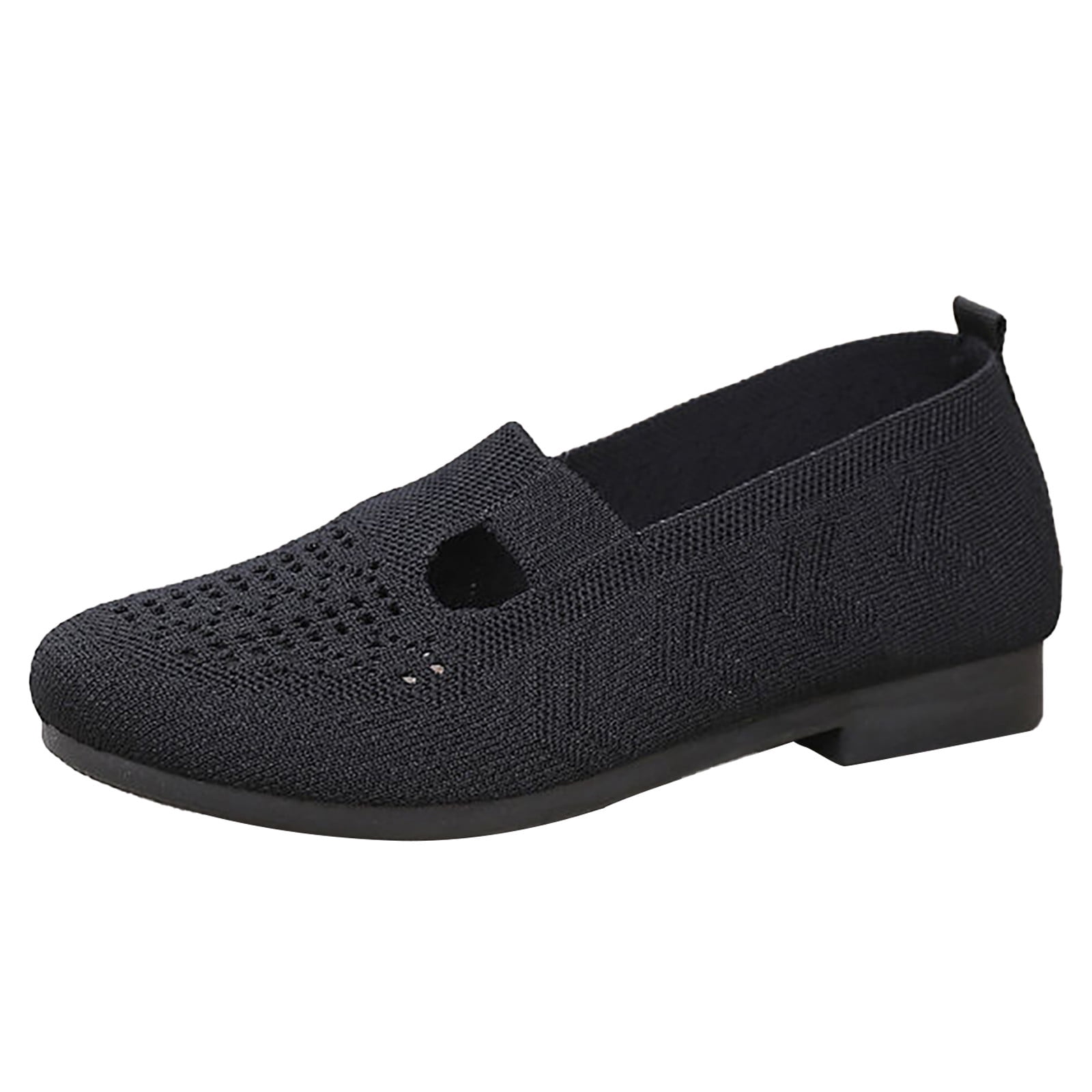 Pyhlmscde Women's Sneakers Orthopedic Shoes for Women Woven Slip on Shoes Arch Support Breathable Casual Shoes Lightweight Flat Shoe