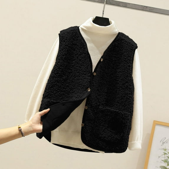 Pyhlmscde Women's Solid Color Casual Cotton Vest, Womens Tops, Vest Tops for Women, Denim Vest