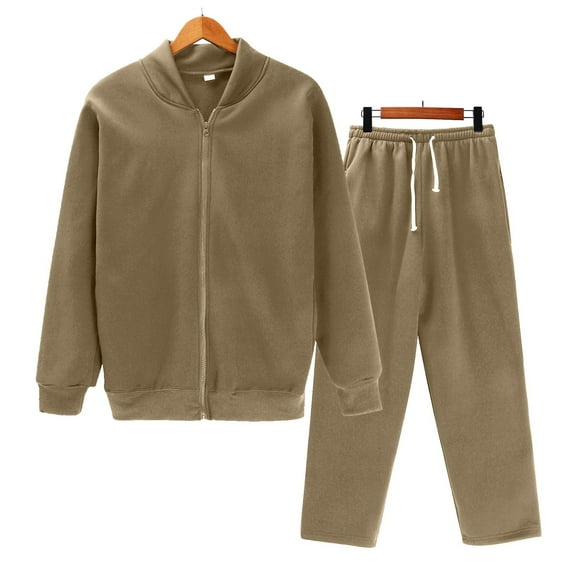 Pyhlmscde Women's Solid Color Sweatsuits Sets, Women Fall Clothes, Sweatsuits for Women, Fall Outfits for Women