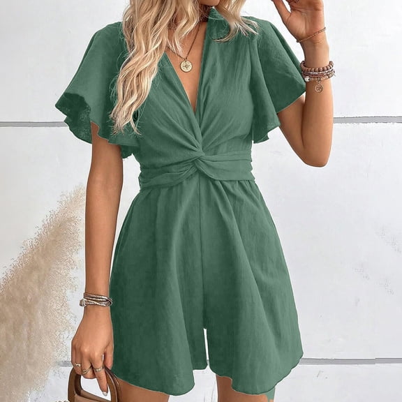 Pyhlmscde Women's Summer Rompers Jumpsuits, Jumpsuits for Women, Overalls for Women, Rompers for Women